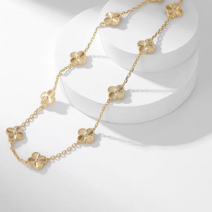 [Lumi Jewels]CLOVERS THE 10-MOTIFS LASER NECKLACE