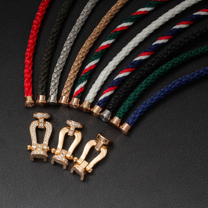 [Lumi Jewels]FORCE GRAND BRACELET FER À CHEVAL SANS DIAMANT OR ROSE
