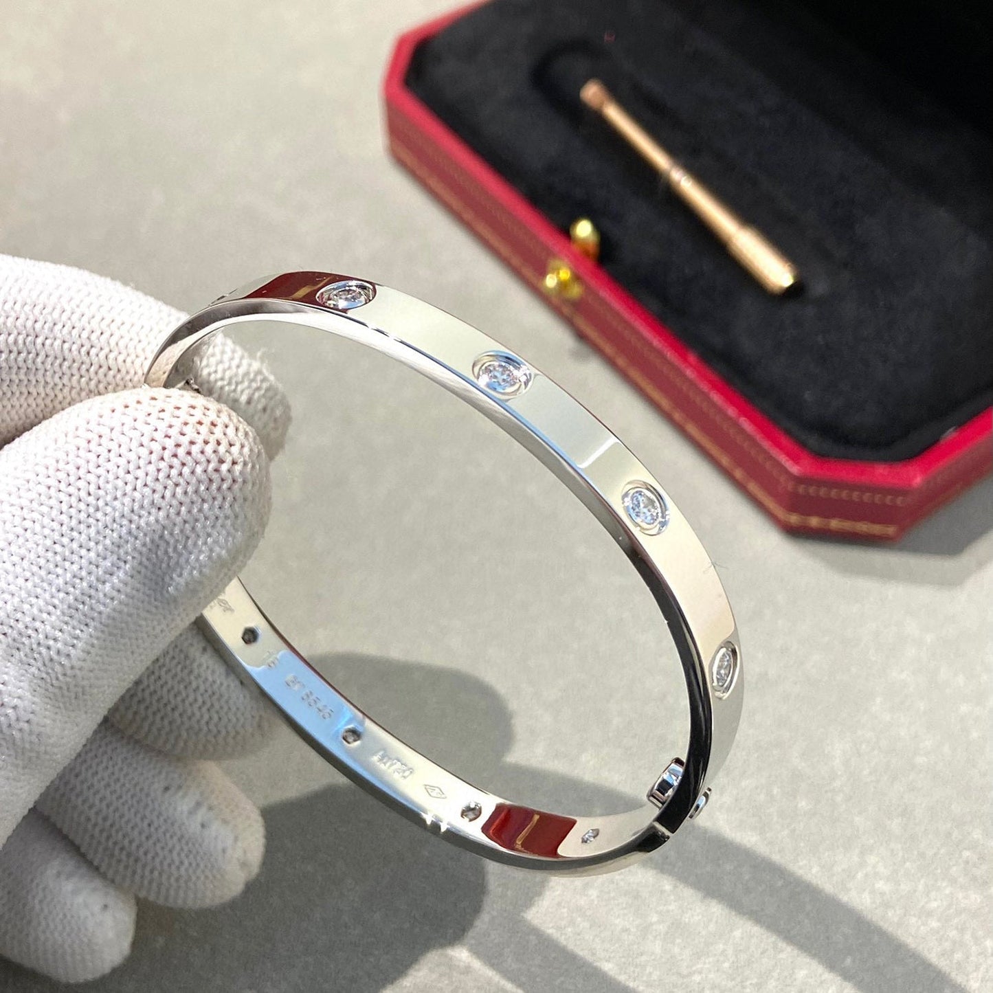 [Lumi Jewels]LOVE BRACELET 6.1MM 10 DIAMONDS