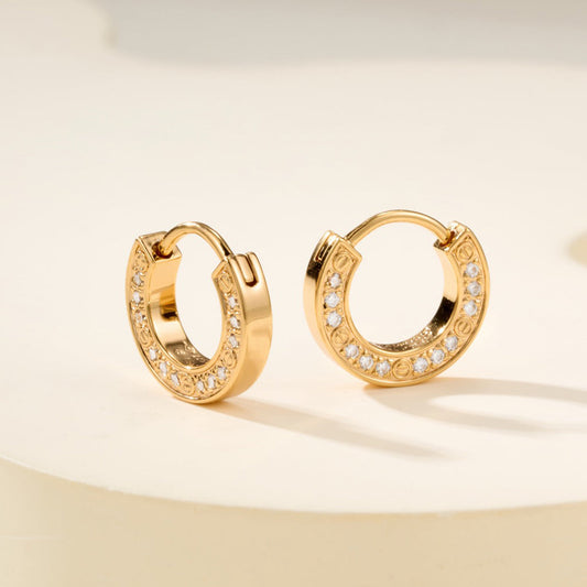 [Lumi Jewelry]LOVE DIAMOND EARRINGS