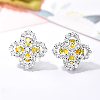[Lumi Jewels]BOUCLES D'OREILLES CRÉOLES MOTIF COMPLET DIAMANT 16MM