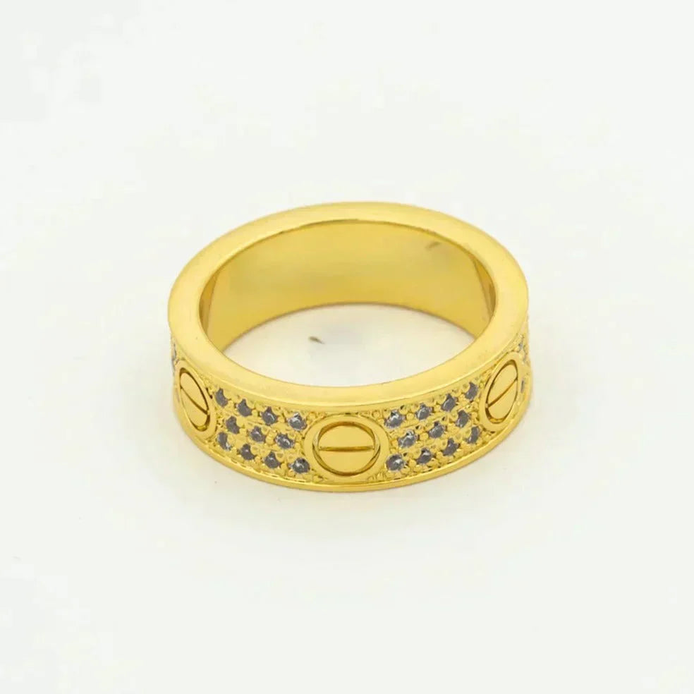 [Lumi Jewels]BAGUE LOVE 5.5MM DIAMANTS SERTIS