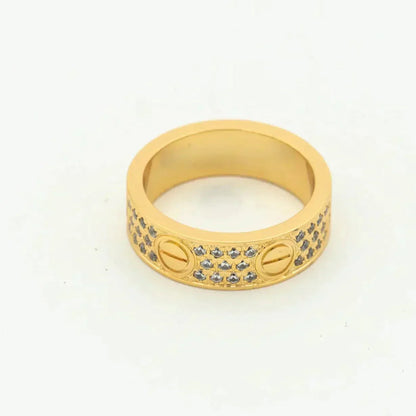 [Lumi Jewels]BAGUE LOVE 5.5MM DIAMANTS SERTIS