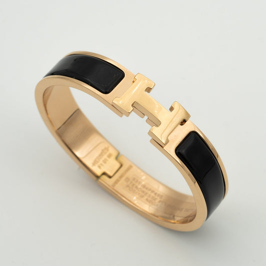 [Lumi Jewels]H BLACK BRACELET
