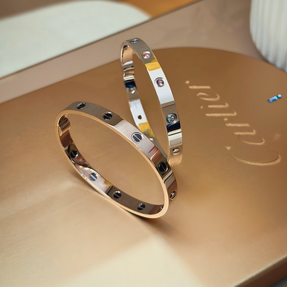 [LumiJewelry]2026 RAINBOW LOVE BRACELET 6.1MM  10 DIAMONDS