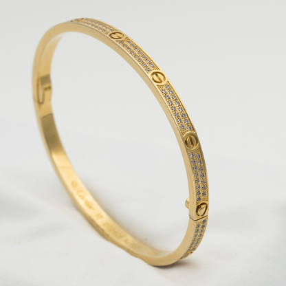 [Lumi Jewels]LOVE BRACELET 3.65MM DIAMOND-PAVED
