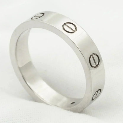 [Lumi Jewels]LOVE RING 4MM 1 DIAMOND SILVER