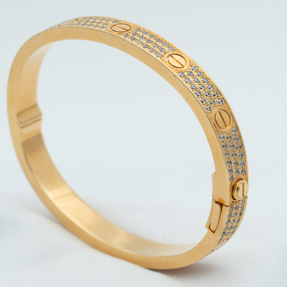 [Lumi Jewels]LOVE BRACELET 6.1MM DIAMOND-PAVED
