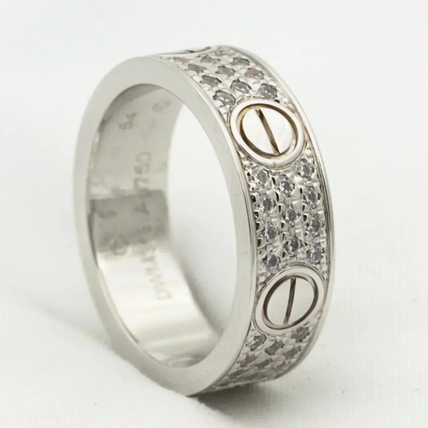 [Lumi Jewels]BAGUE LOVE 5.5MM DIAMANTS SERTIS