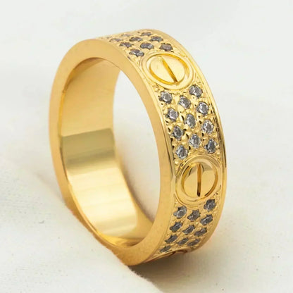 [Lumi Jewels]BAGUE LOVE 5.5MM DIAMANTS SERTIS