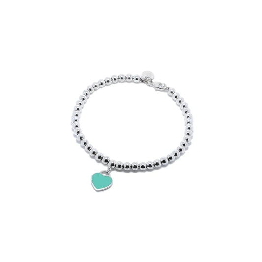 [Lumi Jewelry]MINI HEART BRACELET SILVER