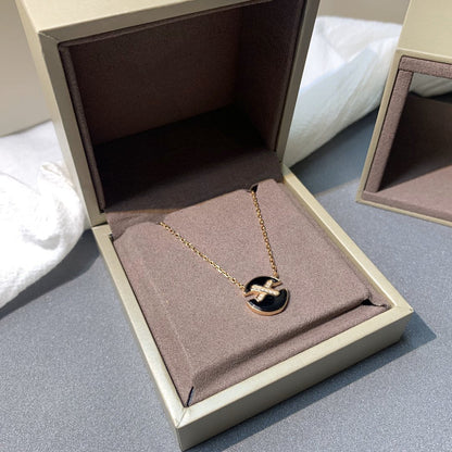 [Lumi Jewels]JEUX COLLIER DIAMANT OR ROSE