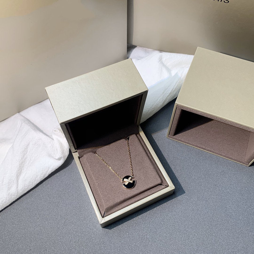[Lumi Jewels]JEUX COLLIER DIAMANT OR ROSE