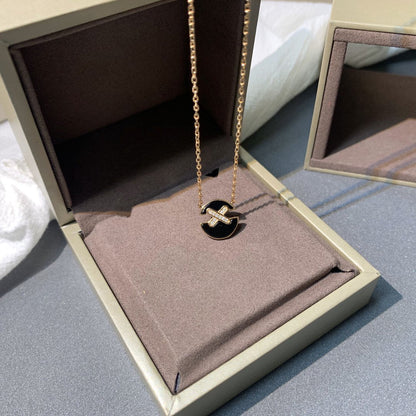 [Lumi Jewels]JEUX COLLIER DIAMANT OR ROSE