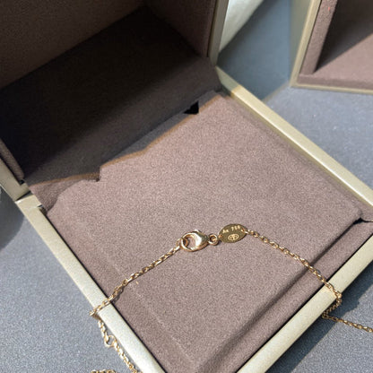 [Lumi Jewels]JEUX COLLIER DIAMANT OR ROSE