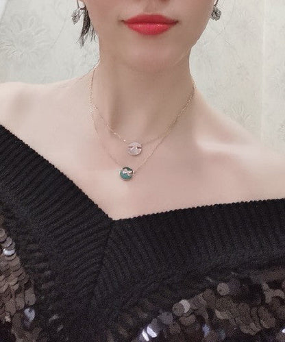[Lumi Jewels]JEUX COLLIER DIAMANT OR ROSE