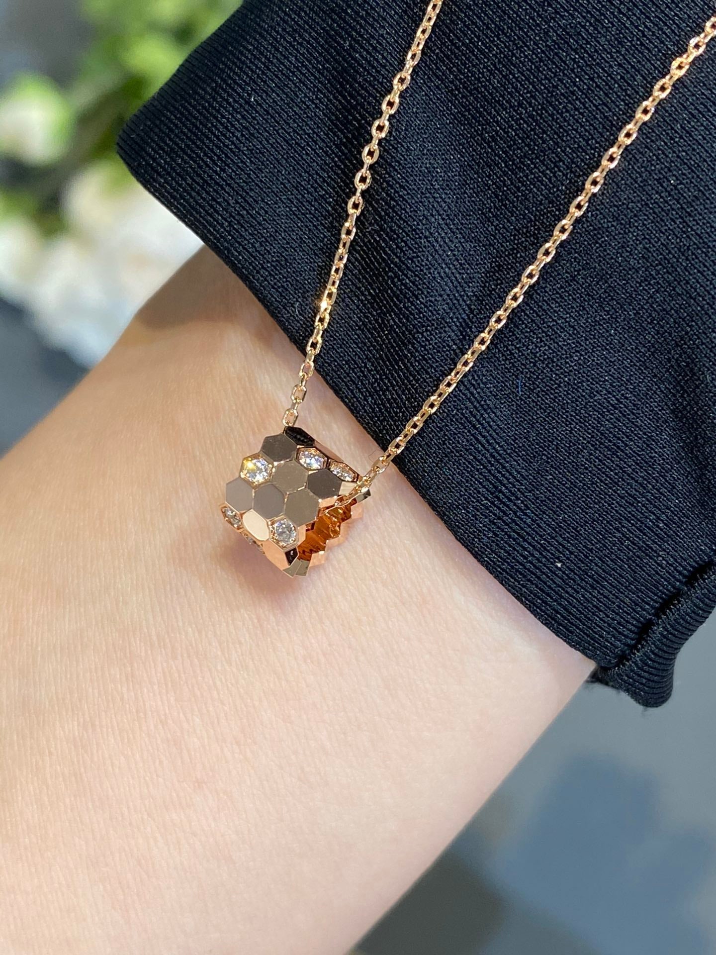 [Lumi Jewels]BEE LOVE DIAMOND NECKLACE