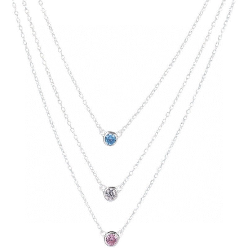 [Lumi Jewelry]ELSA PERETTI SERIES SINGLE DIAMOND SIMPLE NECKLACE