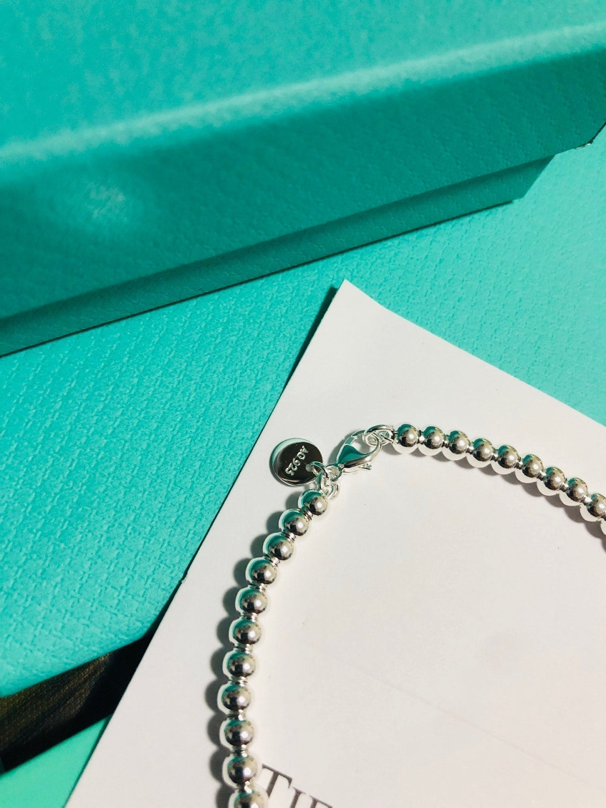 [Lumi Jewelry]LOVE TIFFANY RED HEART TAG BEAD BRACELET