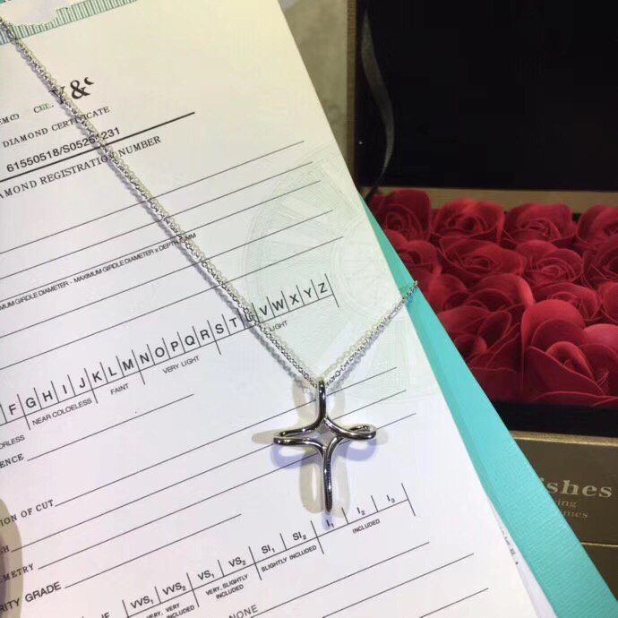 [Lumi Jewelry]CROSS NECKLACE STERLING SILVER MATERIAL