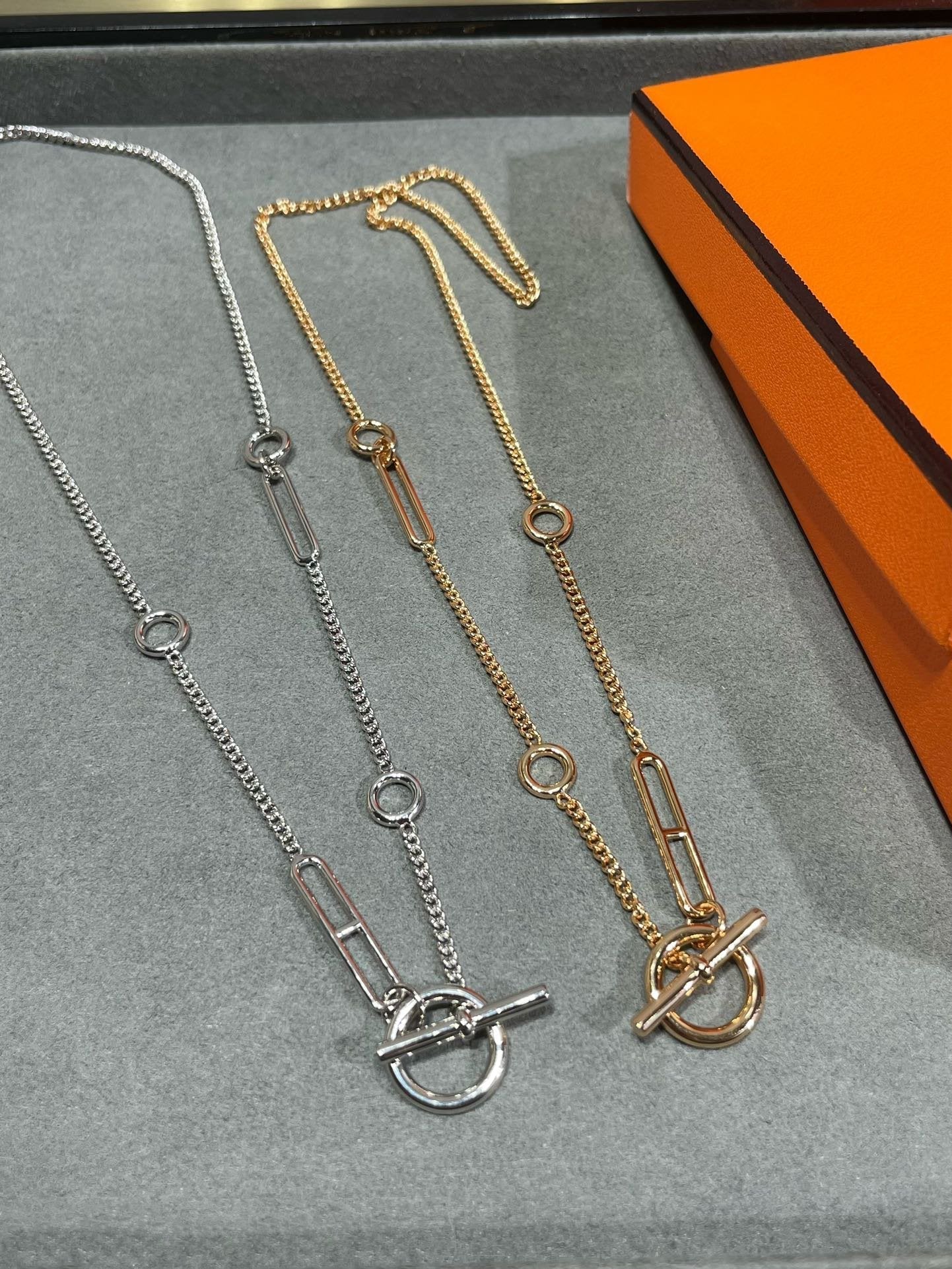 [Lumi Jewels]HM CHAÎNE ANCRE CŒUR EN ARGENT MASSIF