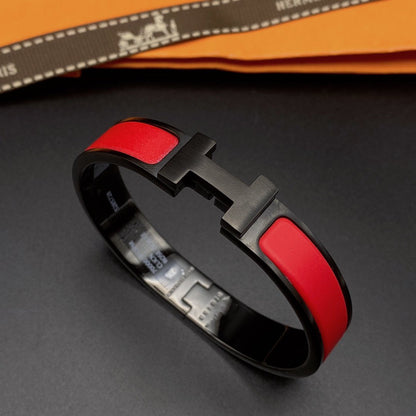 [Lumi Jewels]BRACELET CLIC HM NOIR ROUGE
