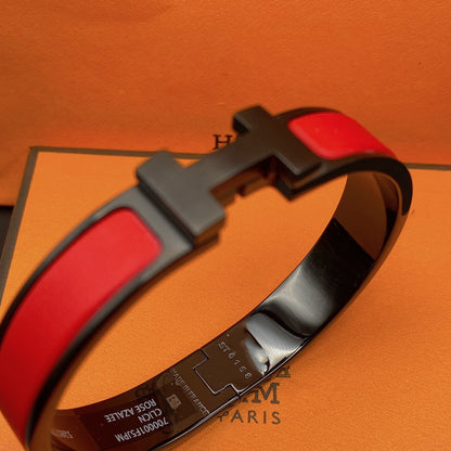 [Lumi Jewels]BRACELET CLIC HM NOIR ROUGE