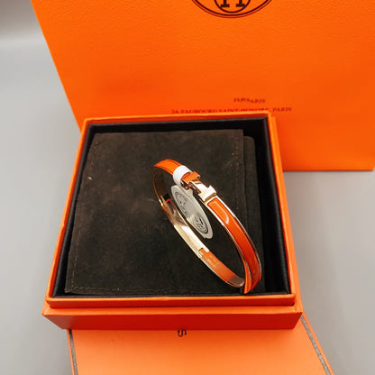 [Lumi Jewels]BRACELET CLASSIQUE ÉMAILLÉ HM CLIC ROUGE 8MM