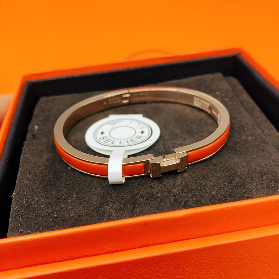 [Lumi Jewels]BRACELET CLASSIQUE ÉMAILLÉ HM CLIC ROUGE 8MM
