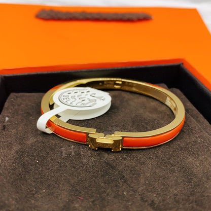 [Lumi Jewels]BRACELET CLASSIQUE ÉMAILLÉ HM CLIC ROUGE 8MM