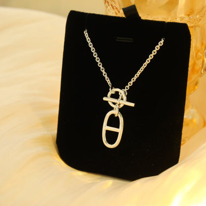 [Lumi Jewels]HM CHAINE D'ANCRE PENDANT NECKLACE STERLING SILVER