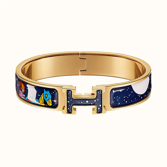 [Lumi Jewels]H STAR AND MOON BRACELET 12MM