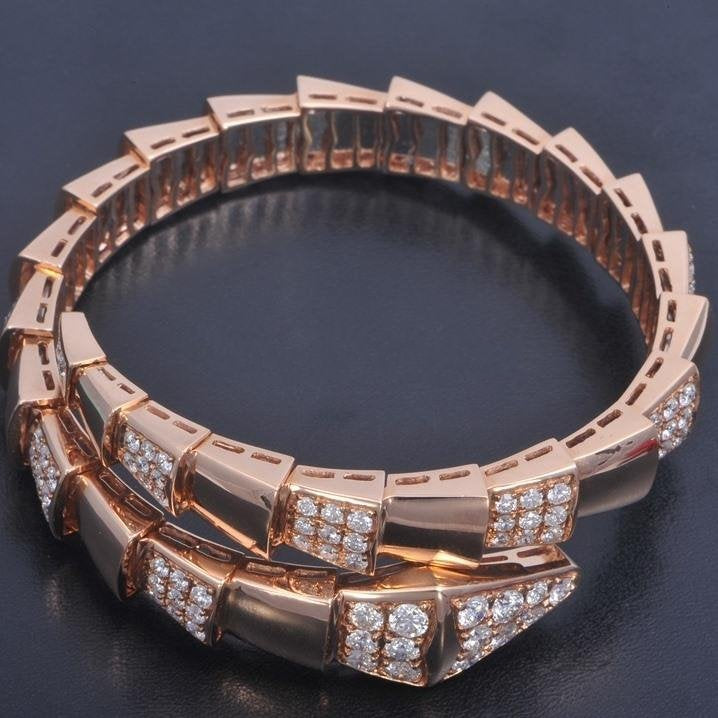 [Lumi Jewels]SERPENTI BRACELET PINK GOLD DIAMOND