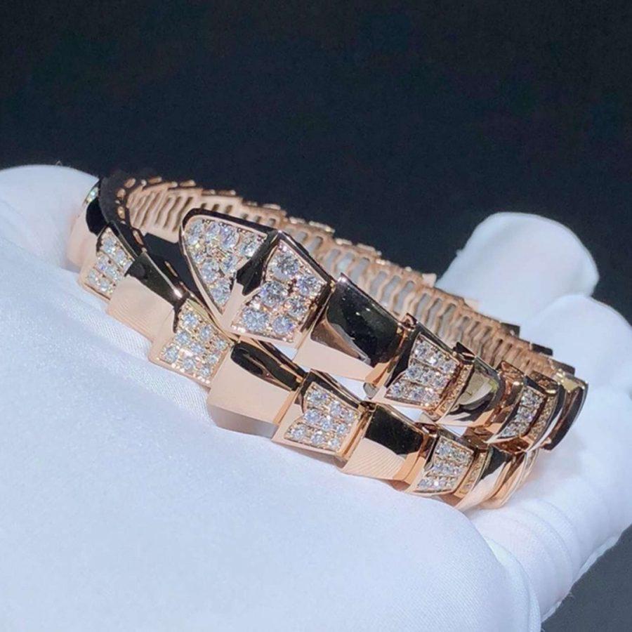 [Lumi Jewels]SERPENTI BRACELET PINK GOLD DIAMOND