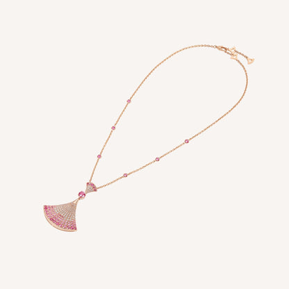[Lumi Jewels]COLLIER DE RÊVE DIAMANT OR ROSE