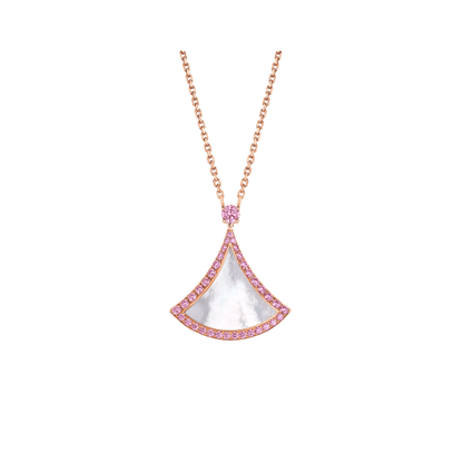 [Lumi Jewels]DREAM NECKLACE MOP DIAMOND PINK