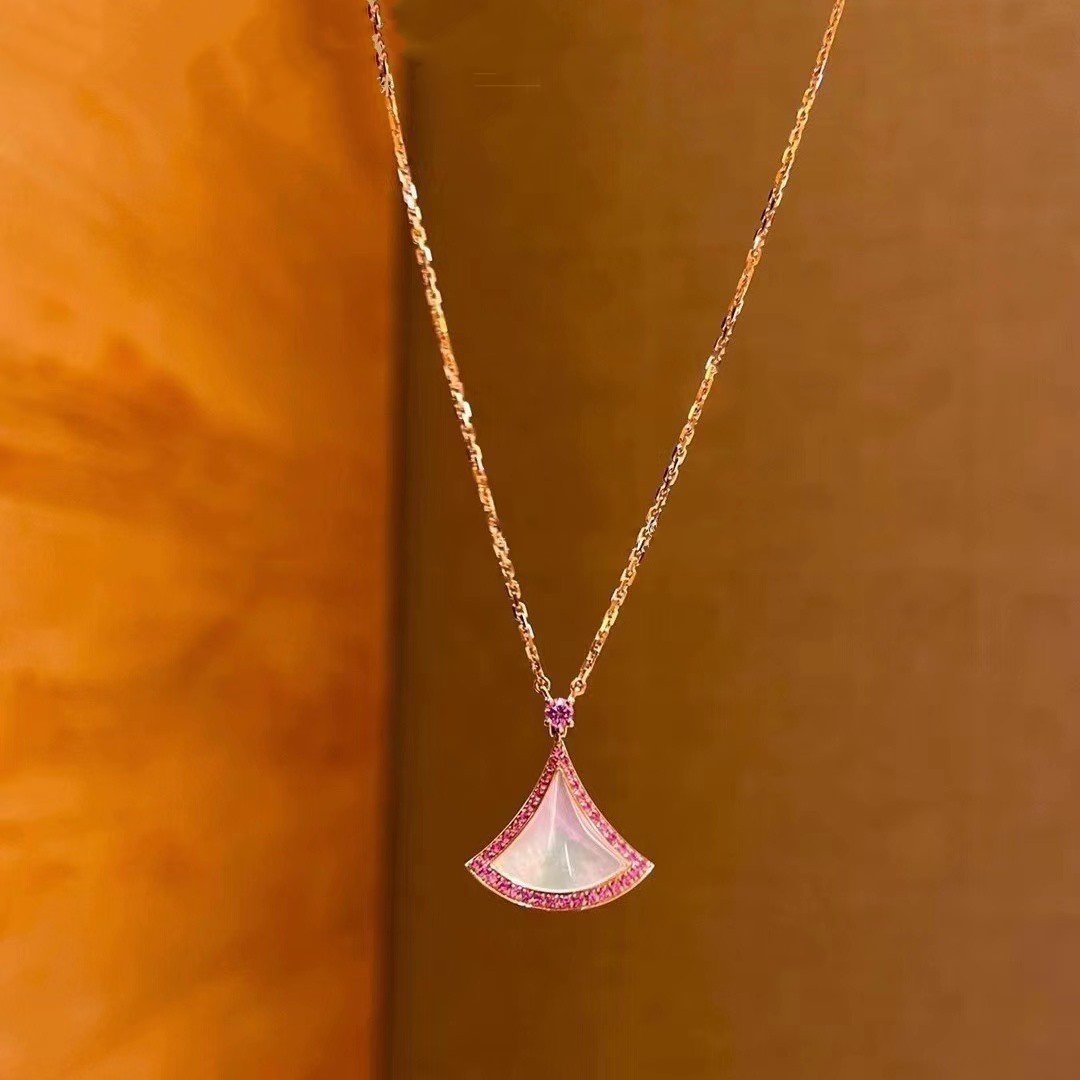 [Lumi Jewels]DREAM NECKLACE MOP DIAMOND PINK