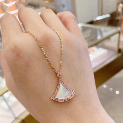 [Lumi Jewels]DREAM NECKLACE MOP DIAMOND PINK