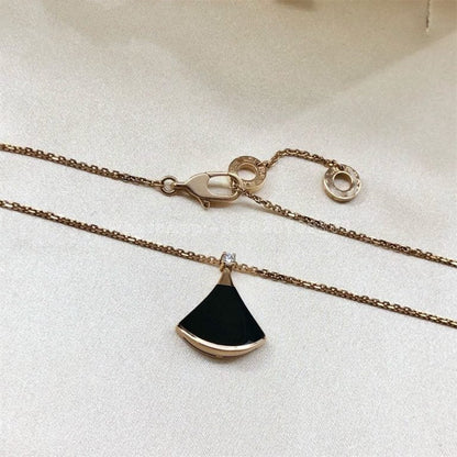 [Lumi Jewels]DREAM NECKLACE ONYX 1 DIAMOND