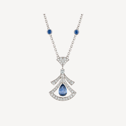 [Lumi Jewels]DREAM NECKLACE AGATE DIAMOND SILVER