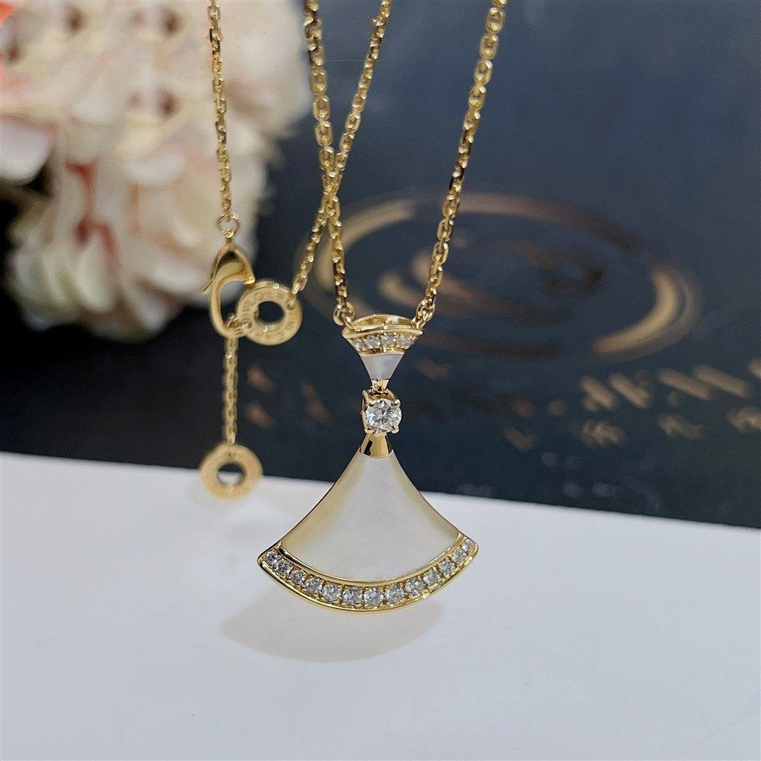 [Lumi Jewels]DREAM NECKLACE MOP GOLD DIAMOND