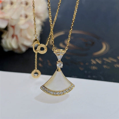 [Lumi Jewels]DREAM NECKLACE MOP GOLD DIAMOND