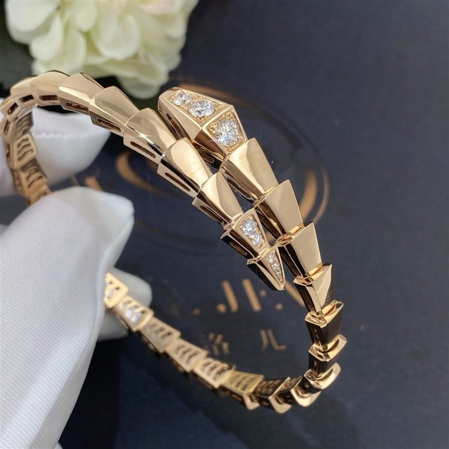 [Lumi Jewels]BRACELET SERPENTI DIAMANTS OR ROSE