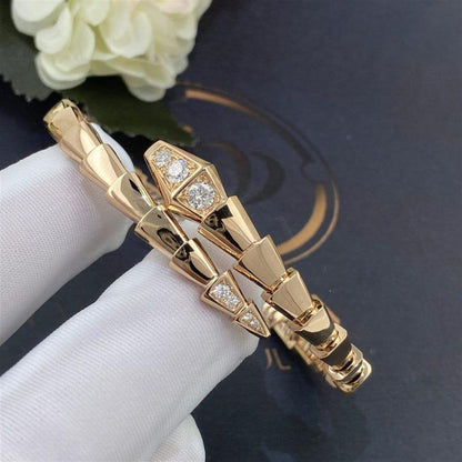 [Lumi Jewels]BRACELET SERPENTI DIAMANTS OR ROSE