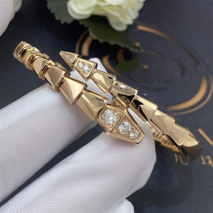 [Lumi Jewels]BRACELET SERPENTI DIAMANTS OR ROSE