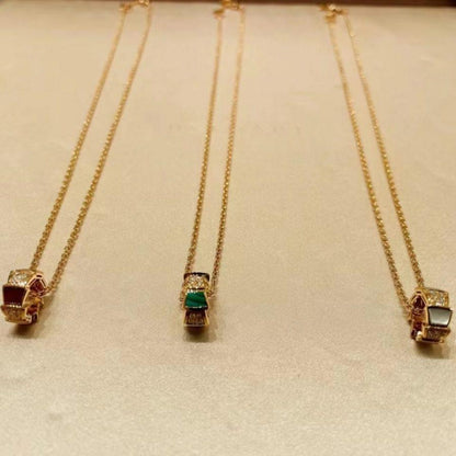 [Lumi Jewels]COLLIER DIAMANT PENDENTIF SERPENTI
