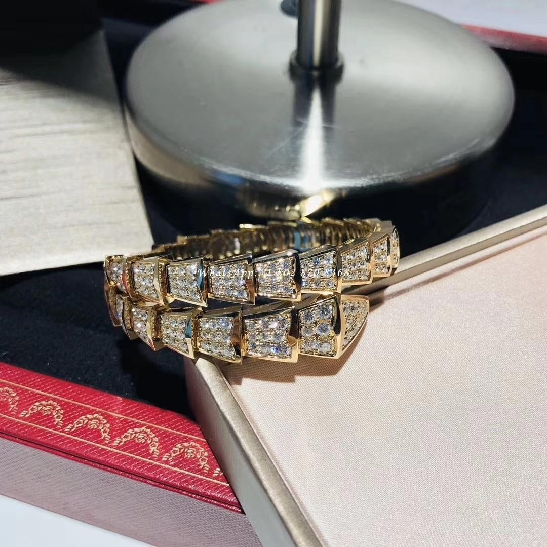 [Lumi Jewels]SERPENTI BRACELET 8MM GOLD DIAMOND