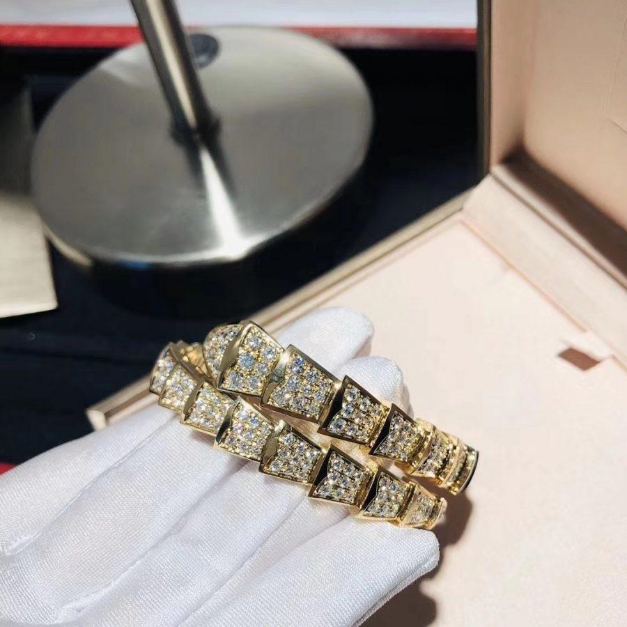 [Lumi Jewels]SERPENTI BRACELET 8MM GOLD DIAMOND