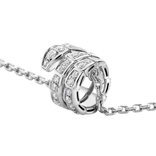 [Lumi Jewels]COLLIER SERPENT DOUBLE ANNEAU DIAMANT