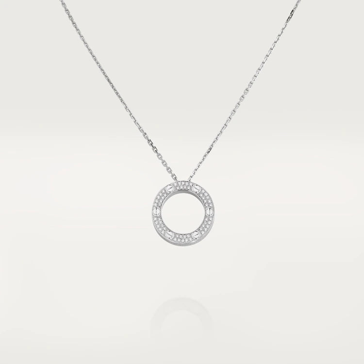 [Lumi Jewels]COLLIER AMOUR RÉGLABLE ARGENT